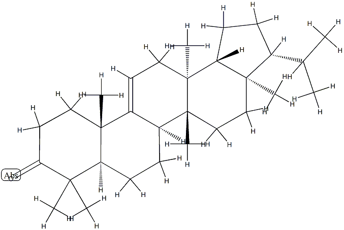 D:C-Friedo-B':A'-neogammacer-9(11)-en-3-one Struktur