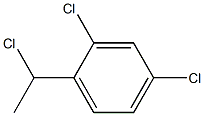 2,4-dichloro-1-(1-chloroethyl)benzene Structure