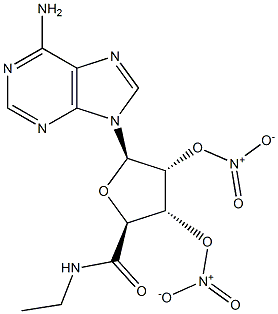 2',3'-di-O-nitro-(5'-N-ethylcarboxamido)adenosine,61014-07-1,结构式