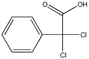 α,α-Dichlorophenylacetic acid Structure