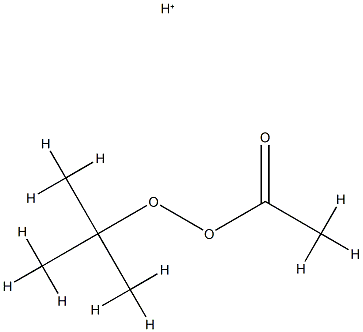 Ethaneperoxoic  acid,  1,1-dimethylethyl  ester,  conjugate  monoacid  (9CI) Struktur