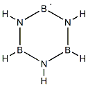 1,3,5-triaza-2,4,6$l^{2}-triboracyclohexane 化学構造式