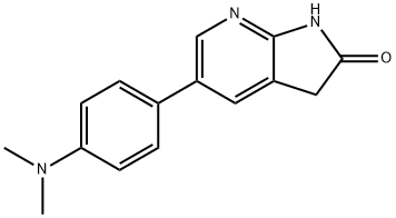 5-(4-(diMethylaMino)phenyl)-1H-pyrrolo[2,3-b]pyridin-2(3H)-one|5-(4-(二甲氨基)苯基)-1,3-二氢-2H-吡咯并[2,3-B]吡啶-2-酮