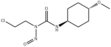 1-(2-クロロエチル)-3-(4β-メトキシシクロヘキサン-1α-イル)-1-ニトロソ尿素 化学構造式