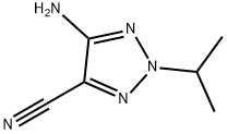 2H-1,2,3-Triazole-4-carbonitrile,5-amino-2-(1-methylethyl)-(9CI),612506-33-9,结构式