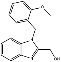 [1-(2-methoxybenzyl)-1H-benzimidazol-2-yl]methanol Structure