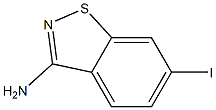 6-iodobenzo[d]isothiazol-3-amine 化学構造式