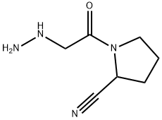 2-Pyrrolidinecarbonitrile,1-(hydrazinoacetyl)-(9CI) 结构式