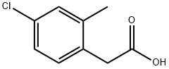 2-(4-chloro-2-methylphenyl)acetic acid,614-81-3,结构式