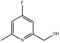 2-Pyridinemethanol,4-fluoro-6-methyl-(9CI) Structure