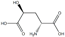 D-erythro-4-hydroxyglutamic acid Structure