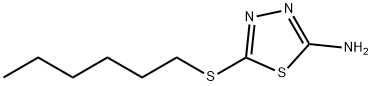 5-(hexylsulfanyl)-1,3,4-thiadiazol-2-amine|