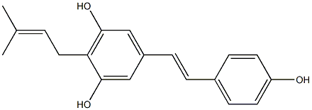 4-Prenylresveratrol Struktur