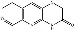 2H-Pyrido[3,2-b]-1,4-thiazine-6-carboxaldehyde,7-ethyl-3,4-dihydro-3-oxo-(9CI),615568-88-2,结构式