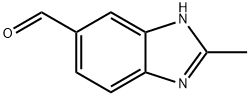 5-甲醛,2-甲基-1H-苯并咪唑,61587-91-5,结构式