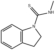 1H-Indole-1-carbothioamide,2,3-dihydro-N-methyl-(9CI),61589-30-8,结构式
