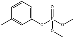 Phosphoric acid dimethyl 3-methylphenyl ester Structure