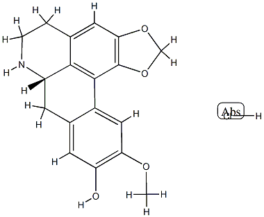 Actinodaphnine hydrochloride,6168-70-3,结构式