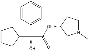 (R)-(R)-1-methylpyrrolidin-3-yl 2-cyclopentyl-2-hydroxy-2-phenylacetate(WXC03446)
