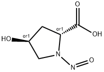 D-Proline, 4-hydroxy-1-nitroso-, (4S)-rel- (9CI) Structure