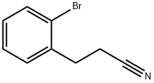 Benzenepropanenitrile, 2-broMo- 化学構造式