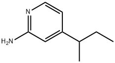 2-Pyridinamine,4-(1-methylpropyl)-(9CI) Struktur