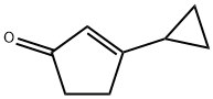 3-cyclopropyl-2-cyclopenten-1-one Structure