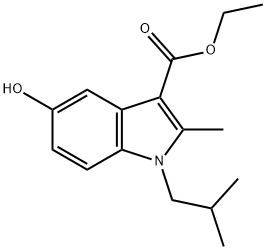 ethyl 5-hydroxy-1-isobutyl-2-methyl-1H-indole-3-carboxylate,61793-35-9,结构式