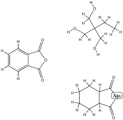 1,3-Isobenzofurandione, hexahydro-, polymer with 2-ethyl-2-(hydroxymethyl)-1,3-propanediol and 1,3-isobenzofurandione|六氢化-1,3-异苯并呋喃二酮与2-乙基-2-(羟甲基)-1,3-丙二醇和1,3-异苯并呋喃二酮的聚合物