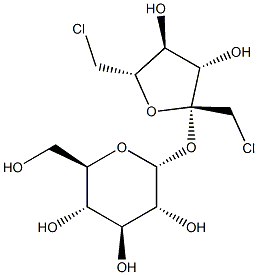 1,6-dichlorosucrose Struktur