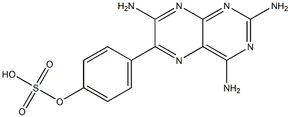 hydroxytriamterene sulfate ester Struktur