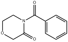 4-苯甲酰吗啉-3-酮, 61883-62-3, 结构式