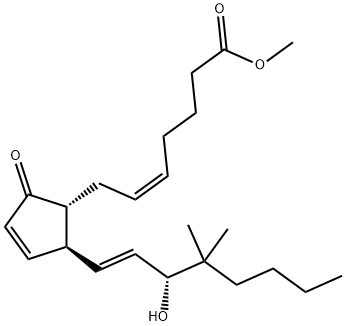 16,16-dimethylprostaglandin A2 methyl ester 结构式