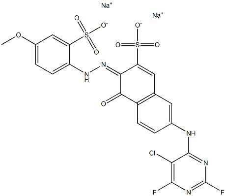 C.I.リアクティブレッド123 化学構造式