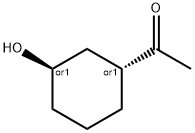 Ethanone, 1-[(1R,3R)-3-hydroxycyclohexyl]-, rel- (9CI) Structure