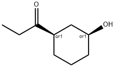 1-Propanone, 1-[(1R,3S)-3-hydroxycyclohexyl]-, rel- (9CI) 化学構造式