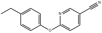 3-Pyridinecarbonitrile,6-(4-ethylphenoxy)-(9CI) Structure