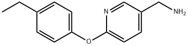 3-Pyridinemethanamine,6-(4-ethylphenoxy)-(9CI) Struktur