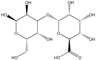 3-O-(glucopyranosyluronic acid)galactopyranose 结构式