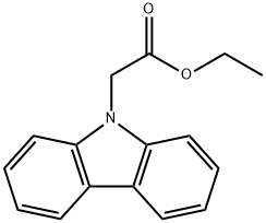 2-(9H-咔唑-9-基)乙酸乙酯 结构式
