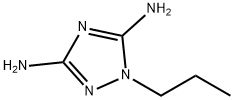 1H-1,2,4-Triazole-3,5-diamine,1-propyl-(9CI) Structure