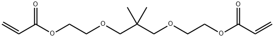 NEOPENTYL GLYCOL ETHOXYLATE (1 EO/OH) DIACRYLATE, AVERAGE MN CA. 300 Struktur