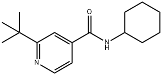 4-피리딘카르복사미드,N-시클로헥실-2-(1,1-디메틸에틸)-(9Cl)