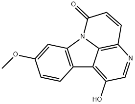 1-羟基-9-甲氧基铁屎米酮 结构式