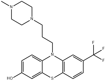 7-hydroxytrifluoperazine 结构式