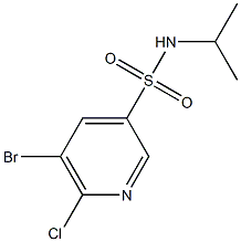 5-bromo-6-chloro-N-isopropyl-3-pyridinesulfonamide|