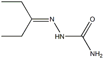 3-Pentanone semicarbazone Structure
