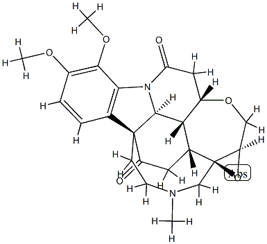 62421-67-4 21α,22α-Epoxy-21,22-dihydro-3,4-dimethoxy-19-methyl-16,19-secostrychnidine-10,16-dione
