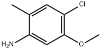 4-クロロ-5-メトキシ-2-メチルアニリン 化学構造式