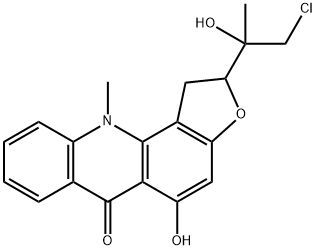 isogravacridonchlorine Structure